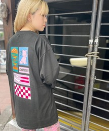 Candy Stripper | LUNCH TIME ロングスリーブTシャツ(Tシャツ/カットソー)