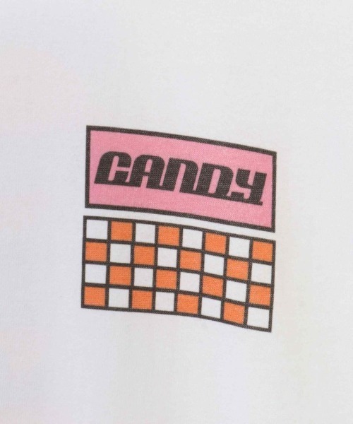 Candy Stripper（キャンディストリッパー）の「LUNCH TIME ロングスリーブTシャツ（Tシャツ/カットソー・レディース・ブラック/オフホワイト・2）」の12枚目の写真