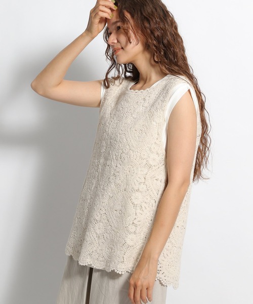 今期新品タグ付きニコアンドレース2wayベスト☆白☆ フリーサイズ niko