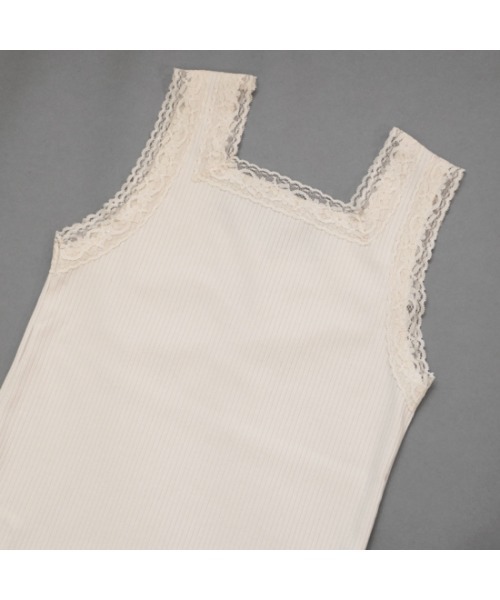 flower（フラワー）の「ワイドレースキャミ（キャミソール・レディース・ブラウン/アイボリー・FREE）」の19枚目の写真