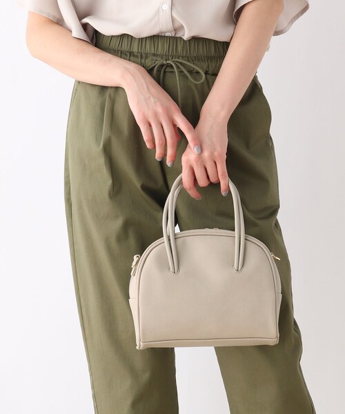 SHOO・LA・RUE（シューラルー）の「◆ダブルハンドル2WAYボストン（ボストンバッグ・レディース・ブラック/ダークブラウン/サンドベージュ/ピンク系9・00）」の13枚目の写真