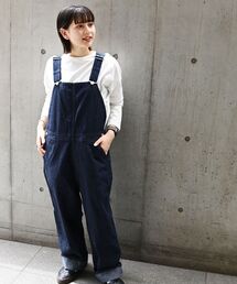 SHIPS any | 【SHIPS any別注】Lee: 男女兼用 ユニセックス ツイル/デニム オーバーオール◇(サロペット/オーバーオール)