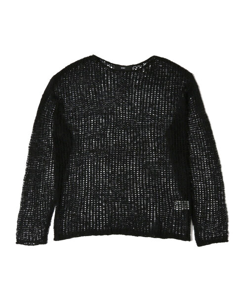 VAPORIZE（ヴェイパライズ）の「VAPORIZE / Net Knit（ニット/セーター・メンズ・ブラック/ダークグリーン・MEDIUM/LARGE）」の12枚目の写真