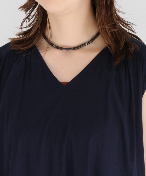 plage（プラージュ）の「【FOLK N/フォークバイエヌ】SP SHELL チョーカー 35（ネックレス・レディース・ブラウン系その他・FREE）」の15枚目の写真