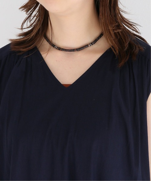 plage（プラージュ）の「【FOLK N/フォークバイエヌ】SP SHELL チョーカー 35（ネックレス・レディース・ブラウン系その他・FREE）」の8枚目の写真