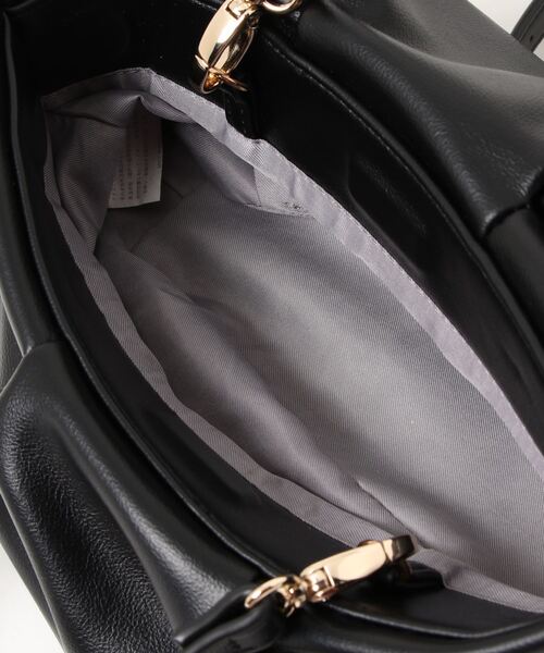 BASE（ベース）の「丸型ハンドル ショルダー ＆ ハンドバッグ（ハンドバッグ・レディース・ピンク/イエロー/ブラウン/ブラック/アイボリー・FREE）」の7枚目の写真