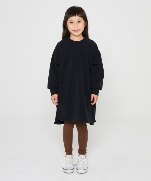 GENERATOR（ジェネレーター）の「GENERATOR/ジェネレーター  フリースワンピース（ワンピース・キッズ・ブラック/ベージュ/カーキ・L/XL/M/S）」の2枚目の写真