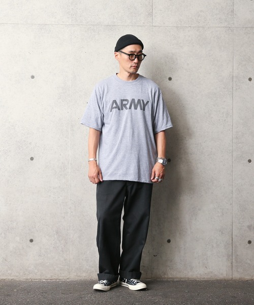 WAIPER.inc（ワイパーインク）の「SOFFE ソフィー 米軍仕様 D0000011 ショートスリーブ ARMY Tシャツ（Tシャツ/カットソー・メンズ・アッシュグレー・S/M/L/XL/XXL）」の2枚目の写真