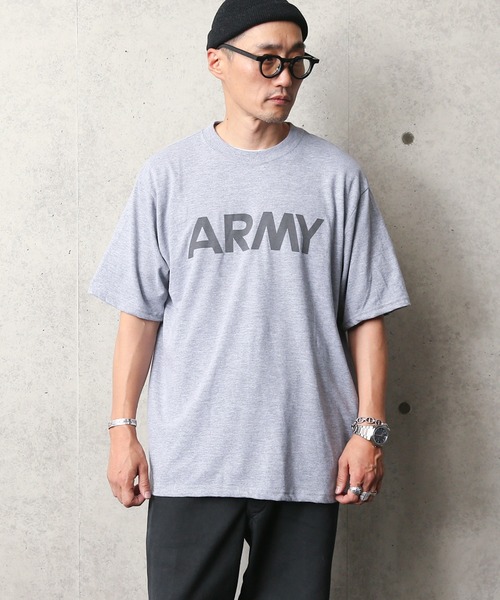 WAIPER.inc（ワイパーインク）の「SOFFE ソフィー 米軍仕様 D0000011 ショートスリーブ ARMY Tシャツ（Tシャツ/カットソー・メンズ・アッシュグレー・S/M/L/XL/XXL）」の3枚目の写真