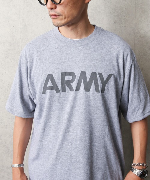 WAIPER.inc（ワイパーインク）の「SOFFE ソフィー 米軍仕様 D0000011 ショートスリーブ ARMY Tシャツ（Tシャツ/カットソー・メンズ・アッシュグレー・S/M/L/XL/XXL）」の6枚目の写真