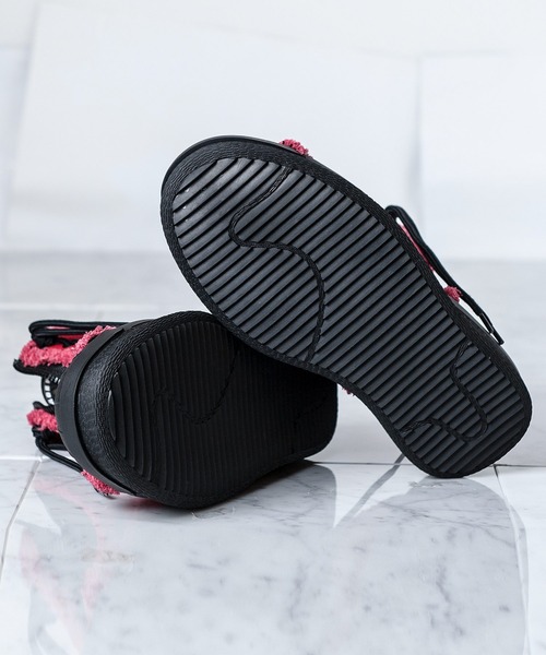 BACKSTAGE PASS（バックステージパス）の「M-CANVAS(マー-キャンバス)ハイカット スニーカー（スニーカー・メンズ・ブラック/レッド/ホワイト・39/41/43）」の18枚目の写真