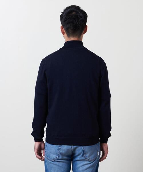 Gran Sasso（グランサッソ）の「＜Gran Sasso （グランサッソ）＞ 12ゲージ フルジップ ニット（ニット/セーター・メンズ・ブラック/ネイビー・46/48/50/52）」の5枚目の写真
