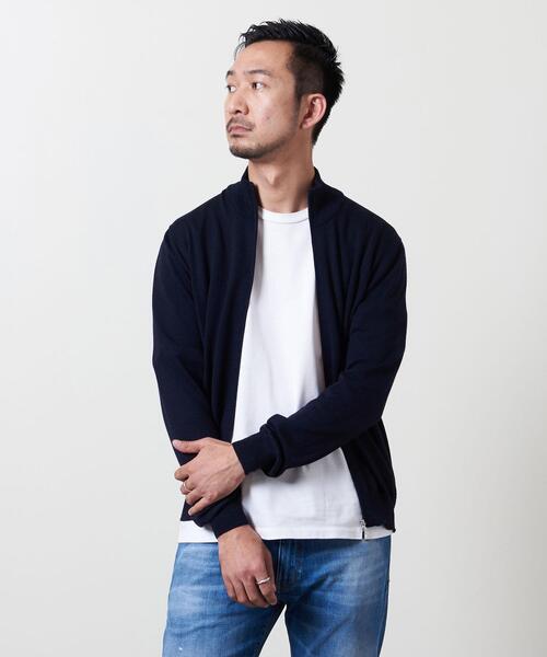 Gran Sasso（グランサッソ）の「＜Gran Sasso （グランサッソ）＞ 12ゲージ フルジップ ニット（ニット/セーター・メンズ・ブラック/ネイビー・46/48/50/52）」の7枚目の写真