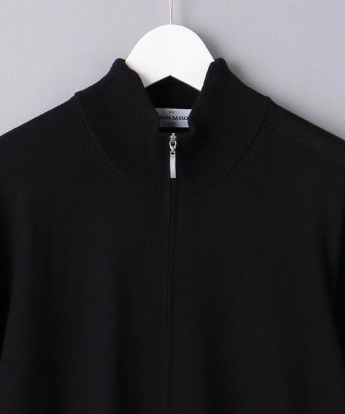 Gran Sasso（グランサッソ）の「＜Gran Sasso （グランサッソ）＞ 12ゲージ フルジップ ニット（ニット/セーター・メンズ・ブラック/ネイビー・46/48/50/52）」の13枚目の写真