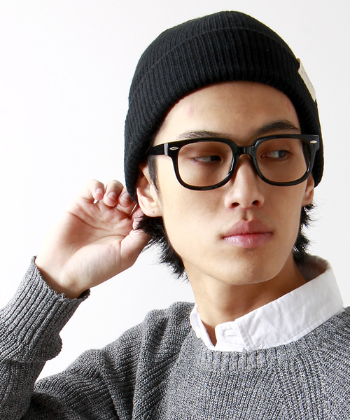 WEGO（ウィゴー）の「WEGO/カラーニットキャップ（ニットキャップ/ビーニー・メンズ・ワイン/ホワイト/ブラック/杢グレー/ブルー/ネイビー/レッド・FREE）」の3枚目の写真