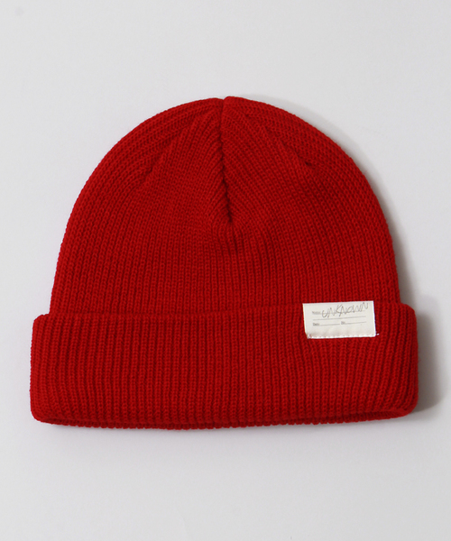 WEGO（ウィゴー）の「WEGO/カラーニットキャップ（ニットキャップ/ビーニー・メンズ・ワイン/ホワイト/ブラック/杢グレー/ブルー/ネイビー/レッド・FREE）」の19枚目の写真