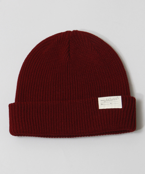 WEGO（ウィゴー）の「WEGO/カラーニットキャップ（ニットキャップ/ビーニー・メンズ・ワイン/ホワイト/ブラック/杢グレー/ブルー/ネイビー/レッド・FREE）」の20枚目の写真