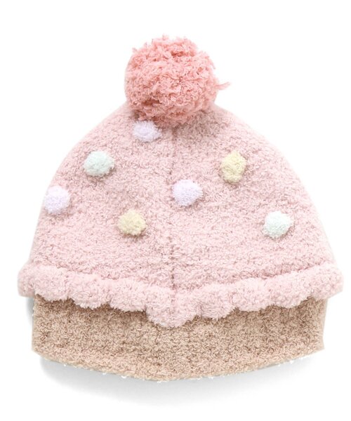 Ampersand（アンパサンド）の「ベビー帽子（女児）（その他ベビー用品・キッズ・ピンク/アイボリー・44/46/48）」の6枚目の写真