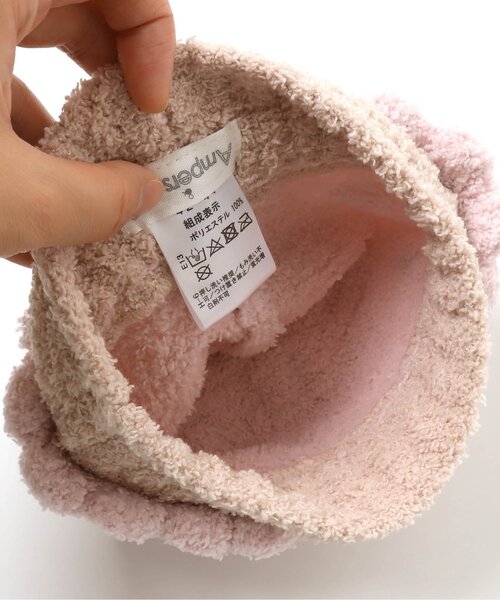 Ampersand（アンパサンド）の「ベビー帽子（女児）（その他ベビー用品・キッズ・ピンク/アイボリー・44/46/48）」の3枚目の写真