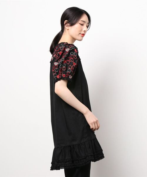 PINK HOUSE（ピンクハウス）の「ハートステッチレース使いチュニック