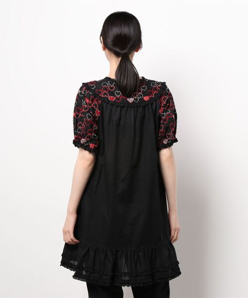 PINK HOUSE（ピンクハウス）の「ハートステッチレース使いチュニック