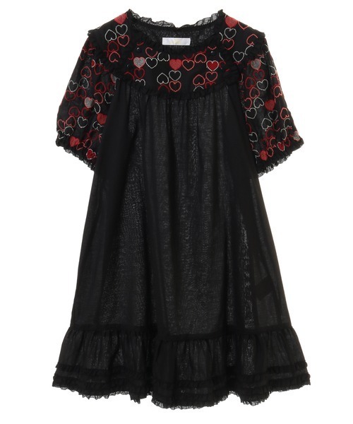 PINK HOUSE（ピンクハウス）の「ハートステッチレース使いチュニック