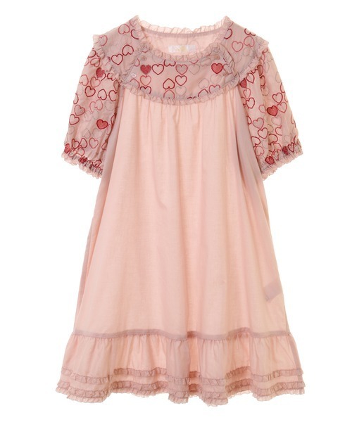 PINK HOUSE（ピンクハウス）の「ハートステッチレース使いチュニック