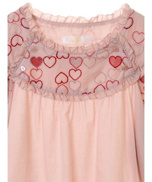 PINK HOUSE（ピンクハウス）の「ハートステッチレース使いチュニック