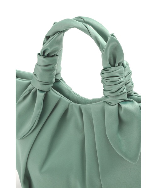 JILL STUART（ジルスチュアート）の「タックサテンバッグ