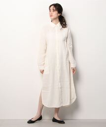 lacausa | LACAUSA Soft Gauze Shirtdress(シャツワンピース)