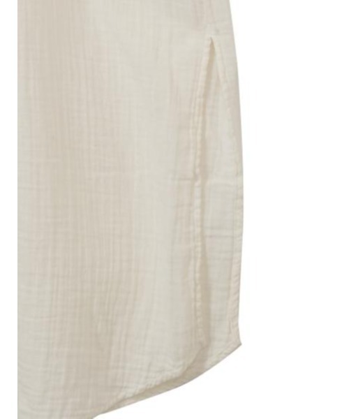 lacausa(ラコーザ)の「LACAUSA Soft Gauze Shirtdress(シャツワンピース・レディース・オフホワイト・SMALL)」の14枚目の写真