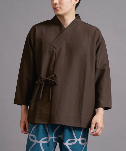 カヤ（カヤ）の「【カヤ】そぞろ日和メンズトップス（その他トップス・メンズ・ブラック/ブラウン/グレー/ベージュ・FREE）」の3枚目の写真