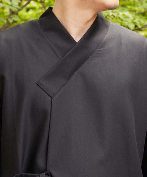 カヤ（カヤ）の「【カヤ】そぞろ日和メンズトップス（その他トップス・メンズ・ブラック/ブラウン/グレー/ベージュ・FREE）」の11枚目の写真