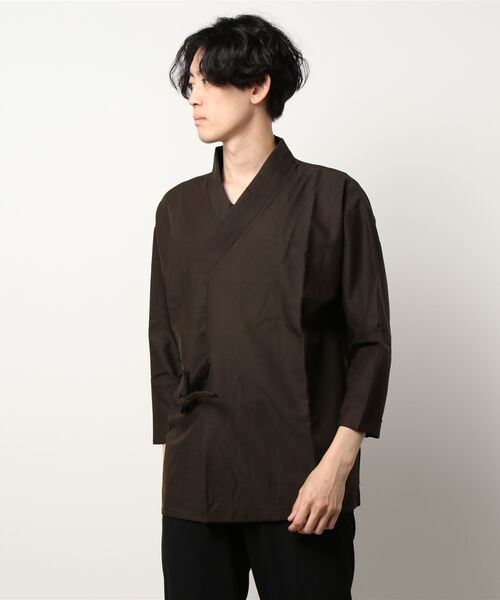 カヤ（カヤ）の「【カヤ】そぞろ日和メンズトップス（その他トップス・メンズ・ブラック/ブラウン/グレー/ベージュ・FREE）」の12枚目の写真