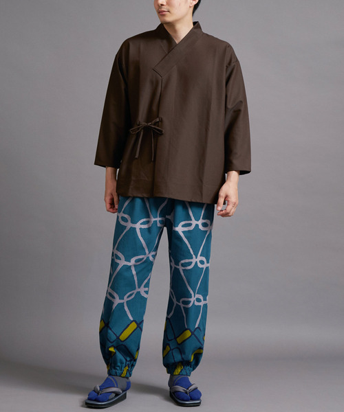 カヤ（カヤ）の「【カヤ】そぞろ日和メンズトップス（その他トップス・メンズ・ブラック/ブラウン/グレー/ベージュ・FREE）」の15枚目の写真