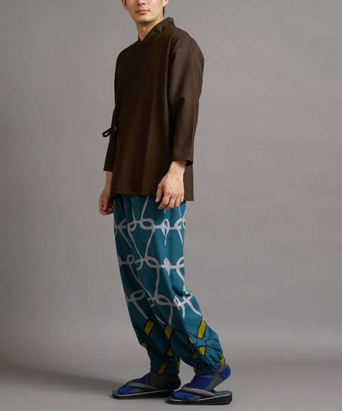 カヤ（カヤ）の「【カヤ】そぞろ日和メンズトップス（その他トップス・メンズ・ブラック/ブラウン/グレー/ベージュ・FREE）」の6枚目の写真