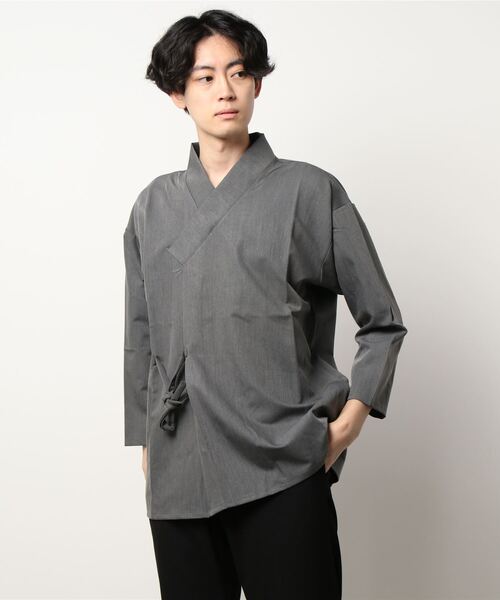 カヤ（カヤ）の「【カヤ】そぞろ日和メンズトップス（その他トップス・メンズ・ブラック/ブラウン/グレー/ベージュ・FREE）」の5枚目の写真