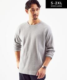 green label relaxing | ＜green label relaxing＞ドライワッフル クルーネック カットソー -吸水速乾-(Tシャツ/カットソー)