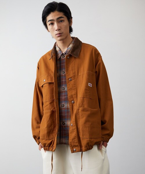 BIG MAC（ビッグマック）の「BIC MAC/ビックマック STAND COLLAR COVERALL/スタンドカラー カバーオール/コーデュロイ/ダック（ブルゾン・メンズ・チャコールグレー/ブラック/カーキ/ブラウン・MEDIUM/LARGE）」の8枚目の写真