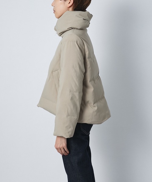 un dix cors（アンディコール）の「リッチ感漂う本命アウター　シームレスショールカラーダウン（ダウンジャケット/コート・レディース・ブラック/チャコールグレー/ベージュ・FREE）」の11枚目の写真