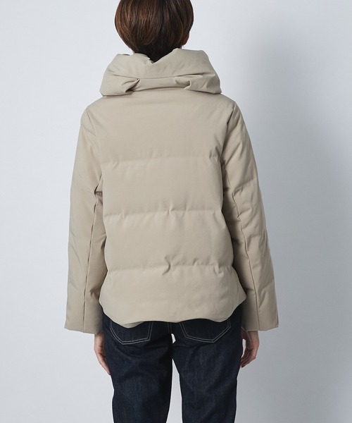 un dix cors（アンディコール）の「リッチ感漂う本命アウター　シームレスショールカラーダウン（ダウンジャケット/コート・レディース・ブラック/チャコールグレー/ベージュ・FREE）」の15枚目の写真