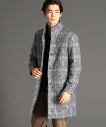 HIDEAWAYS NICOLE | ボンディングニットアラカルトプリントスタンドコート(ダウンジャケット/コート)