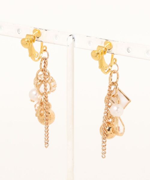 tone(トーン)の「【marihori】ジャラジャラ(MA)(ピアス(両耳用)・レディース・ゴールド・FREE)」の7枚目の写真