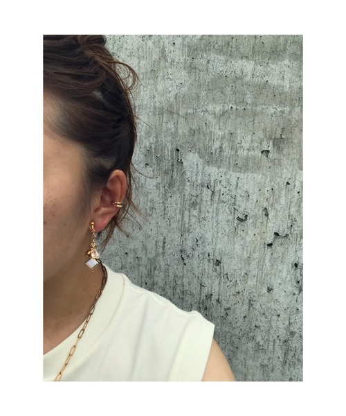 tone(トーン)の「【marihori】ジャラジャラ(MA)(ピアス(両耳用)・レディース・ゴールド・FREE)」の6枚目の写真
