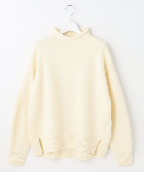 J.PRESS(ジェイプレス)の「【洗える】MERINO CASHMERE ロールネック ニット(ニット/セーター・レディース・ふじ色系/ベージュ系/アイボリー系/ピンク系/サックスブルー系・T13/T15)」の15枚目の写真