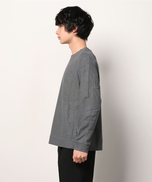 NIKE(ナイキ)の「ナイキ NIKE ナイキ DRIーFIT ヨガ コア フリース L/S トップ(スウェット・メンズ・グレー・LL/S/L/M/3L)」の3枚目の写真