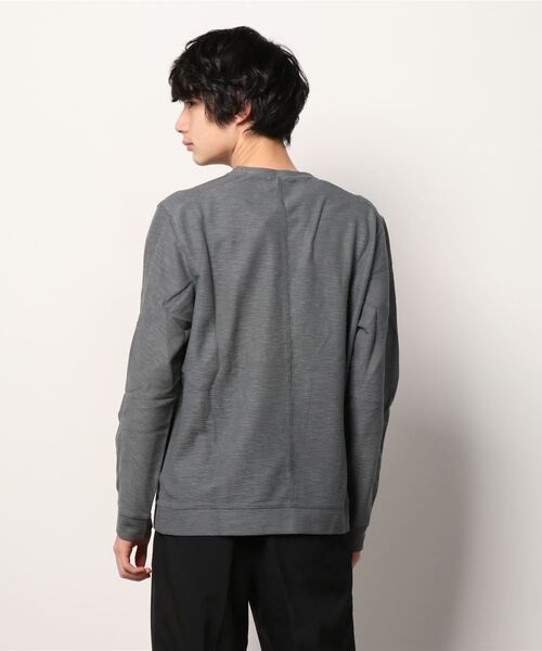 NIKE(ナイキ)の「ナイキ NIKE ナイキ DRIーFIT ヨガ コア フリース L/S トップ(スウェット・メンズ・グレー・LL/S/L/M/3L)」の2枚目の写真