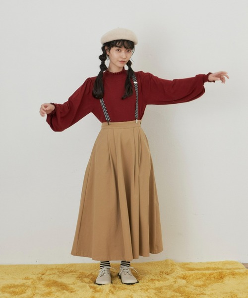 MERLOT（メルロー）の「たっぷり袖フリルニット（ニット/セーター・レディース・ブラック/ブルー/レッド/ナチュラル・FREE）」の18枚目の写真