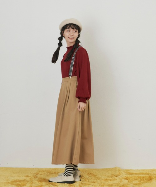 MERLOT（メルロー）の「たっぷり袖フリルニット（ニット/セーター・レディース・ブラック/ブルー/レッド/ナチュラル・FREE）」の19枚目の写真