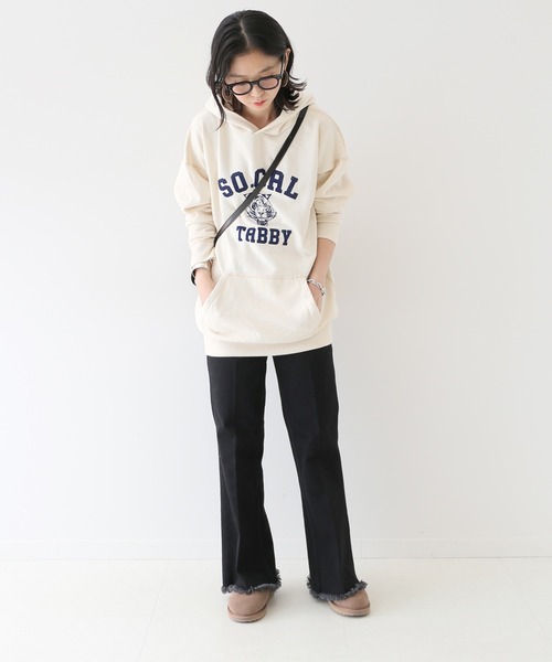 SLOBE IENA(スローブイエナ)の「【Healthy denim/ヘルシーデニム】SLOBE別注 フレアデニムパンツ◆(デニムパンツ・レディース・ホワイト/ブラック・25/24/26)」の22枚目の写真